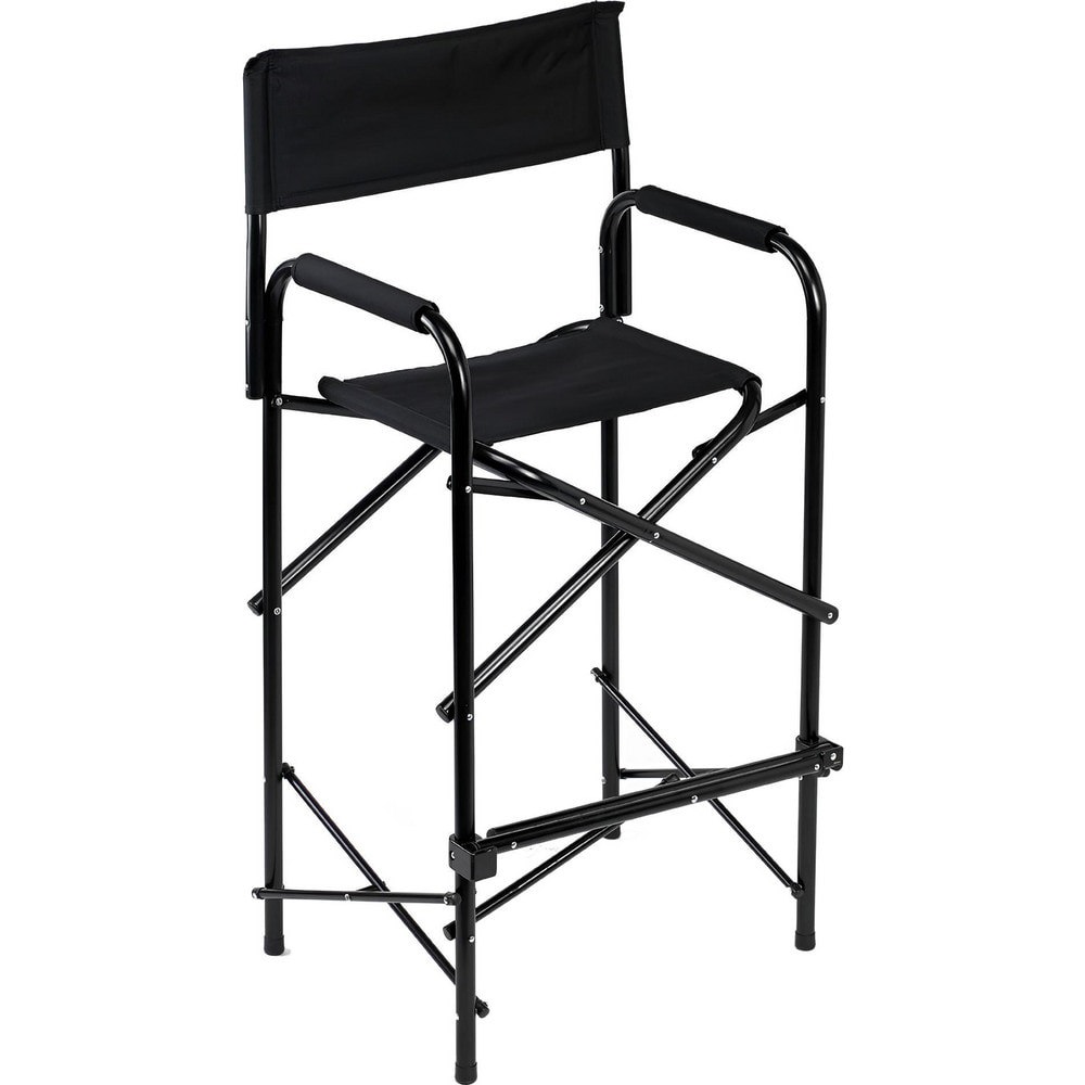Temporary Structure Parts & Accessories; Product Type: Director's Chair ; Material: Aluminum ; Color: Black ; Includes: (1) Director Chair-Tall (Black)