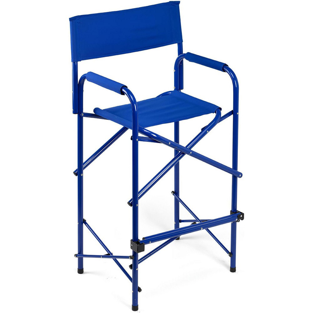 Temporary Structure Parts & Accessories; Product Type: Director's Chair ; Material: Aluminum ; Color: Blue ; Includes: (1) Director Chair-Tall (Blue)