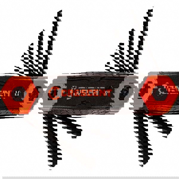 Hex Key Sets; Tool Type: Hex Key ; Handle Type: Folded ; Measurement Type: Metric ; Hex Size: 1.5 - 8 mm ; Hex Size Range (mm): 1.5 - 8 ; Container Type: Plastic Bench Stand