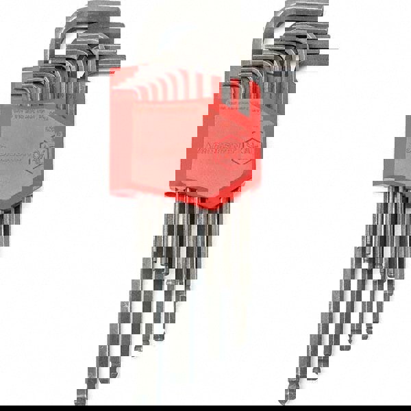 Hex Key Sets; Ball End: Yes ; Tool Type: Hex L-Key Set ; Handle Type: Pivot Handle ; Measurement Type: SAE ; Hex Size: 0.05 in; 1/16 in; 1/4 in; 1/8 in; 3/16 in; 3/32 in; 3/8 in; 5/16 in; 5/32 in; 5/64 in; 7/32 in; 7/64 in; 9/64 in