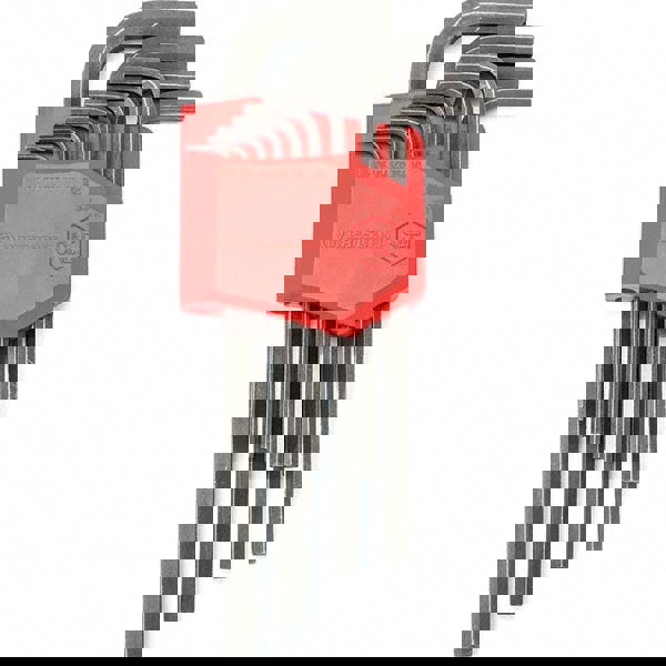 Hex Key Sets; Tool Type: Hex L-Key Set ; Handle Type: Pivot Handle ; Measurement Type: SAE ; Hex Size: 0.05 in; 1/16 in; 1/4 in; 1/8 in; 3/16 in; 3/32 in; 3/8 in; 5/16 in; 5/32 in; 5/64 in; 7/32 in; 7/64 in; 9/64 in ; Hex Size Range (Inch): 0.050 - 3/8