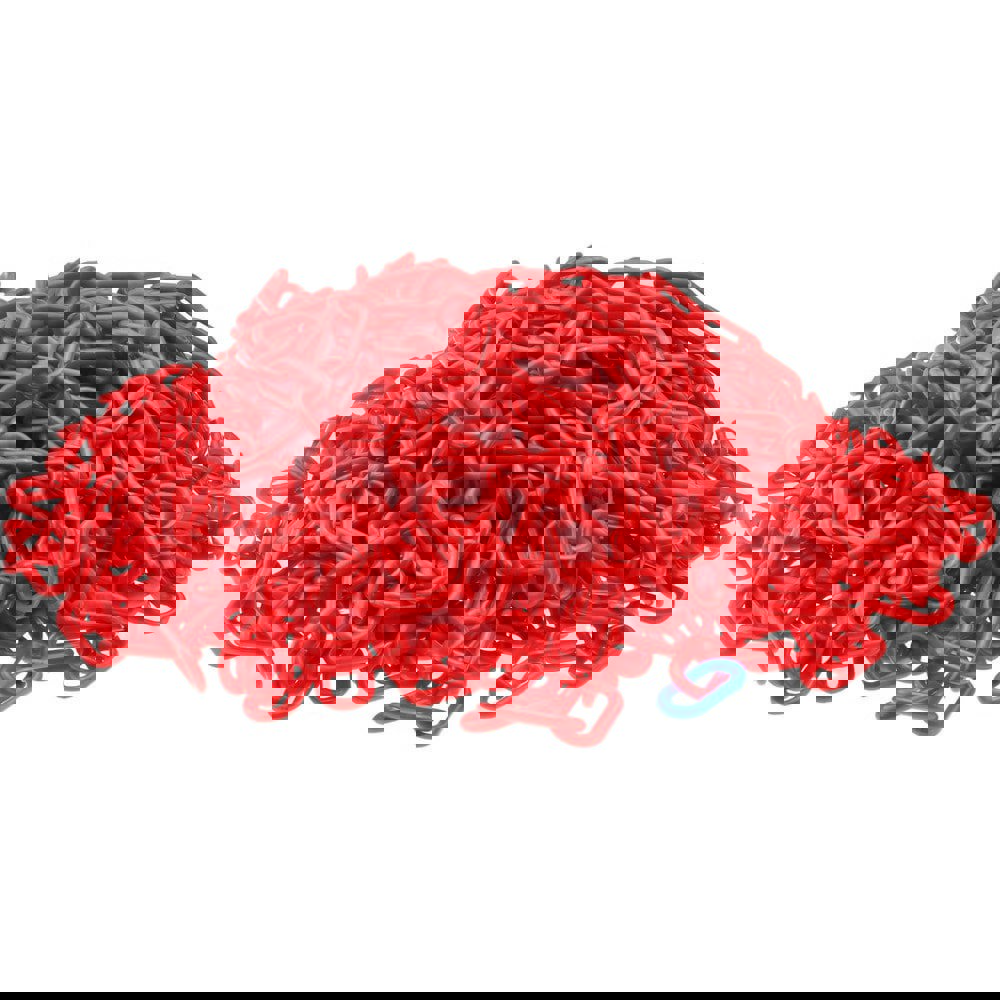 Chain: Plastic, Red, 100' Long, 2