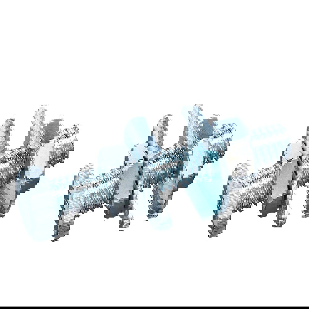 Clamp Spindle Retainers & Flanged Washers; Type: Flat Tip ; For Spindle Diameter (Inch): 5/16 ; Thread Size: 5/16-18 ; Material: Carbon Steel ; Finish Coating: Zinc ; Overall Length (Inch): 2-1/2