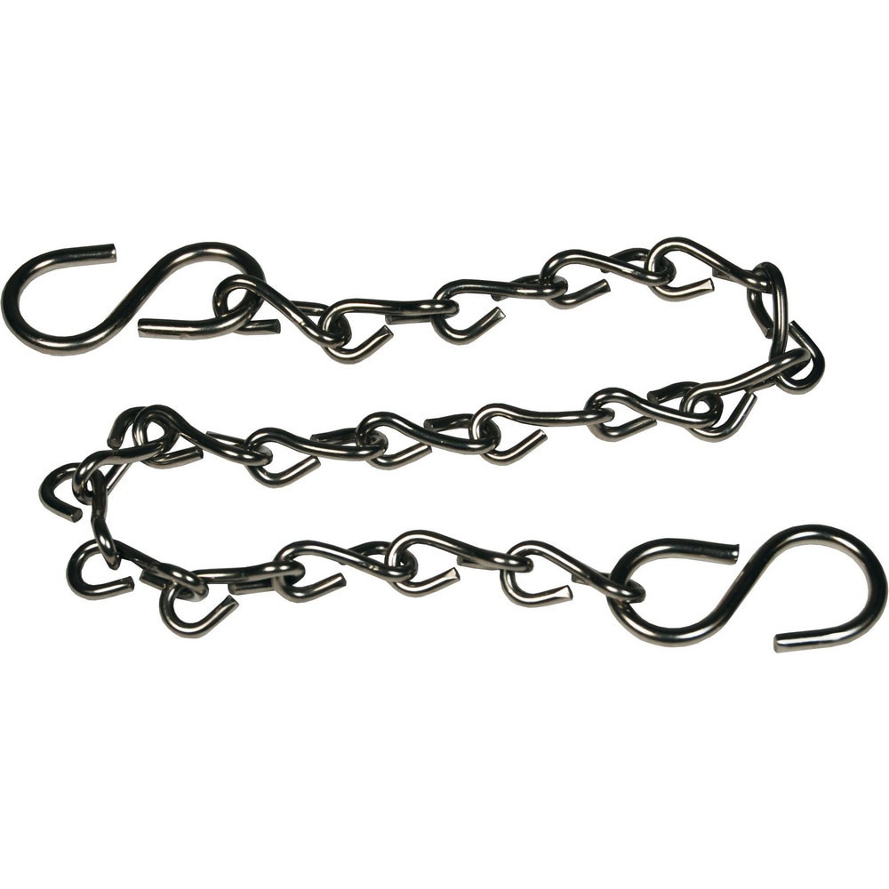 Suction & Discharge Hose Coupling Accessories; Accessory Type: Jack Chain w/S-Hook ; For Use With: Caps and Plugs ; Material: Stainless Steel ; Epa Watersense Certified: No ; UNSPSC Code: 40141734