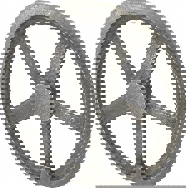 Spoked Straight Handwheel: Plain Finish