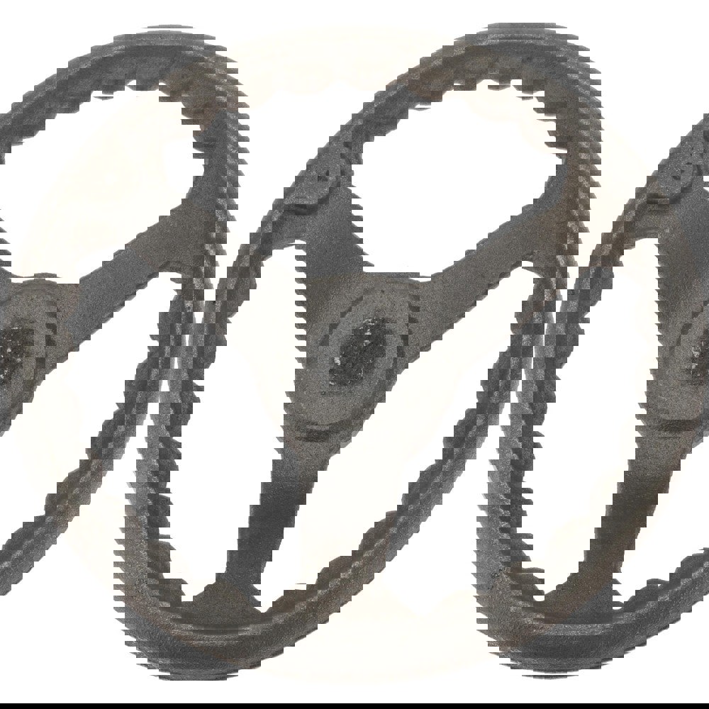 Spoked Offset Handwheel: Plain Finish