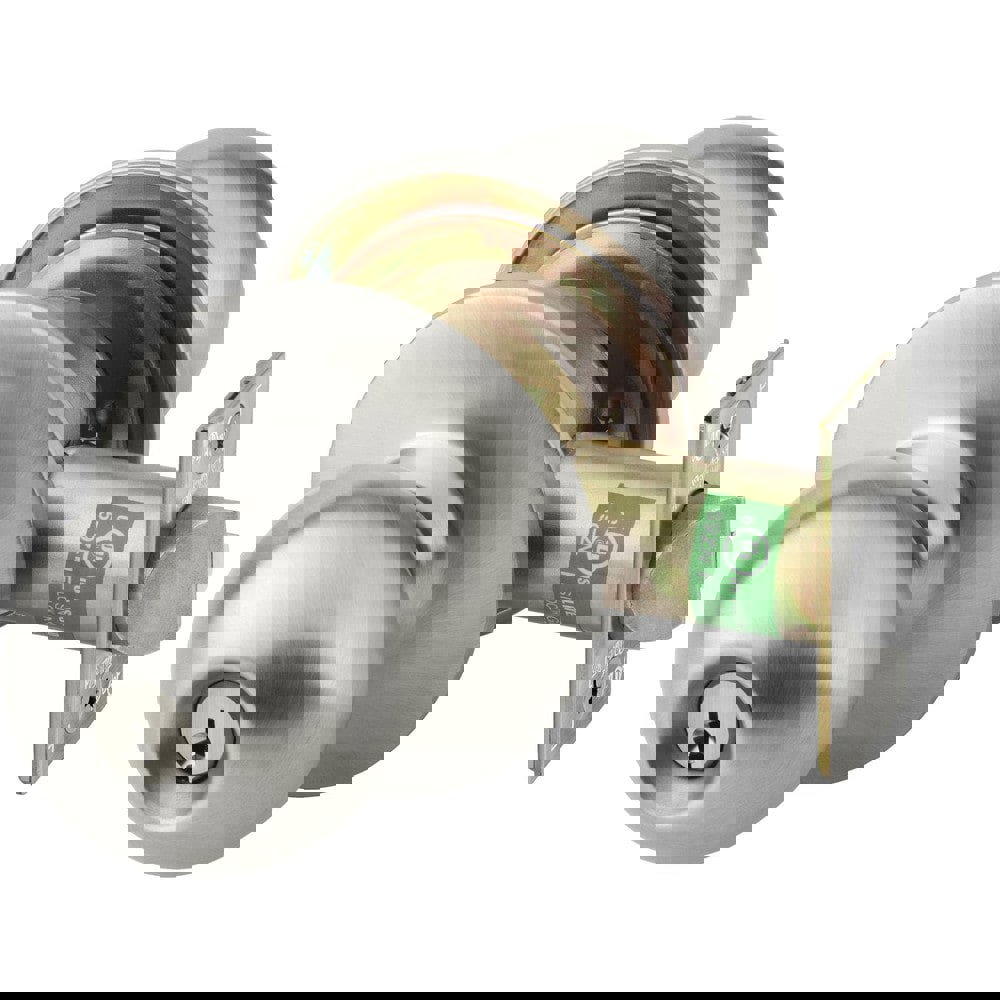 Knob Locksets; Type: Entrance ; Key Type: Keyed Different ; Material: Metal ; Finish/Coating: Satin Stainless Steel ; Compatible Door Thickness: 1-3/8