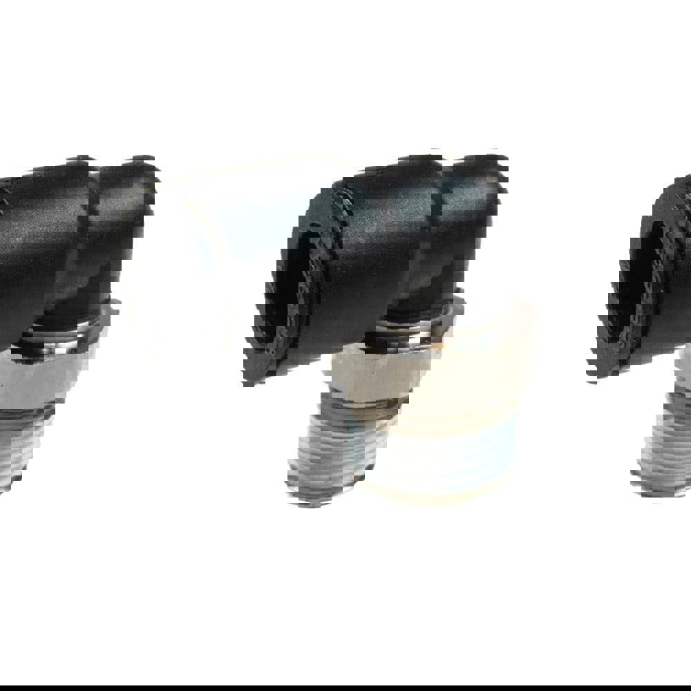 Push-to-Connect Tube Fitting: Male Swivel Elbow, 3/8