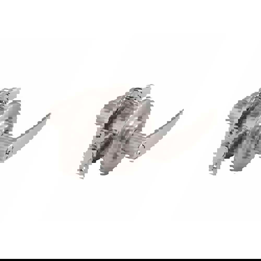 Lever Locksets; Lockset Type: Entry ; Key Type: Keyed Different ; Back Set: 2-3/4 (Inch); Cylinder Type: Conventional ; Material: Steel ; Door Thickness: 1-3/8 to 1-3/4