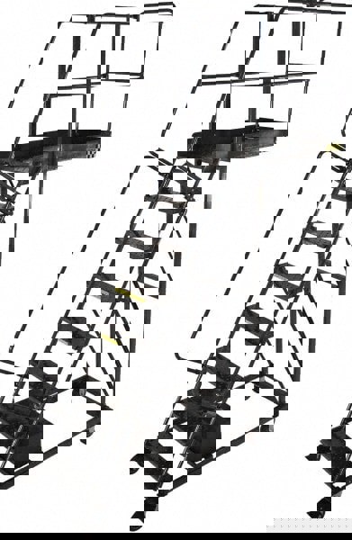 Steel Rolling Ladder: 8 Step