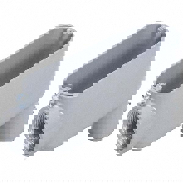 Conduit Bodies; Conduit Form Type: 85 ; Conduit Body Type: LB ; Conduit Type: EMT; IMC; Rigid ; Overall Length: 7.8100in ; Shape: Oval ; Resistance Features: Weather-Resistant