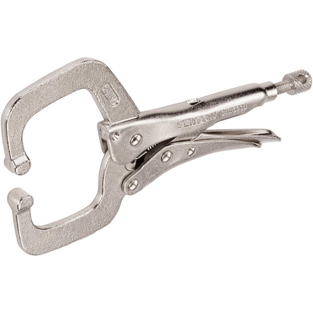 Locking Pliers; Jaw Texture: Smooth ; Jaw Style: C-Clamp ; Overall Length Range: 3 to 6.9 in ; Overall Length (Inch): 6 ; Handle Type: Locking Lever ; Body Material: Steel