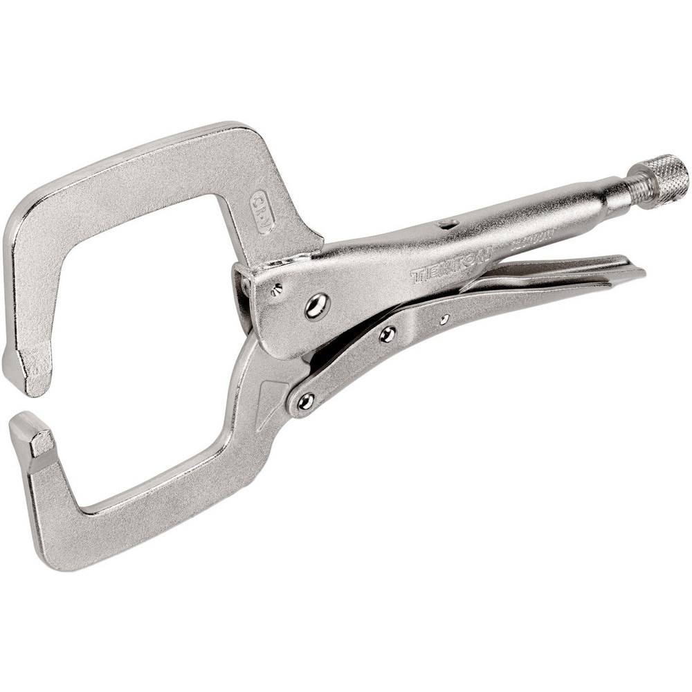Locking Pliers; Jaw Texture: Smooth ; Jaw Style: C-Clamp ; Overall Length Range: 10 in & Longer ; Overall Length (Inch): 11 ; Handle Type: Locking Lever ; Body Material: Steel
