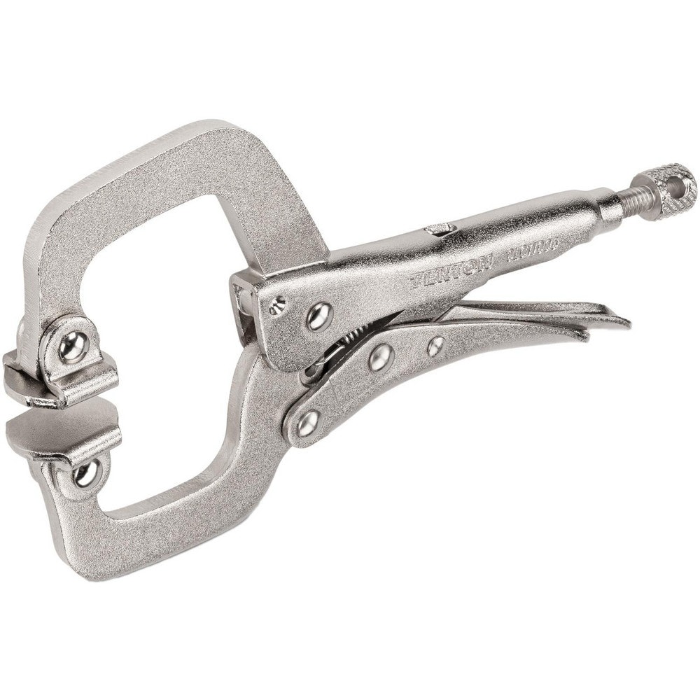 Locking Pliers; Jaw Texture: Smooth ; Jaw Style: C-Clamp ; Overall Length Range: 3 to 6.9 in ; Overall Length (Inch): 6 ; Handle Type: Locking Lever ; Body Material: Steel