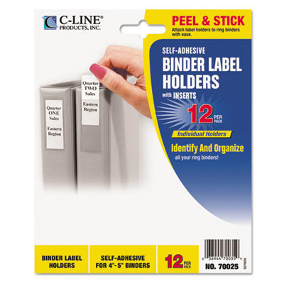 HOLDER,BNDR LBL,2-3.5