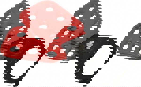 Lockout Hasp: Scissor-Action Hasp, Single Jaw, 6 Padlocks