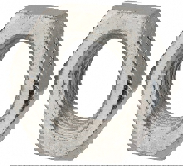 Hex Lock Nut: Distorted Thread, 3/4-10, Grade 2 Steel, Zinc-Plated