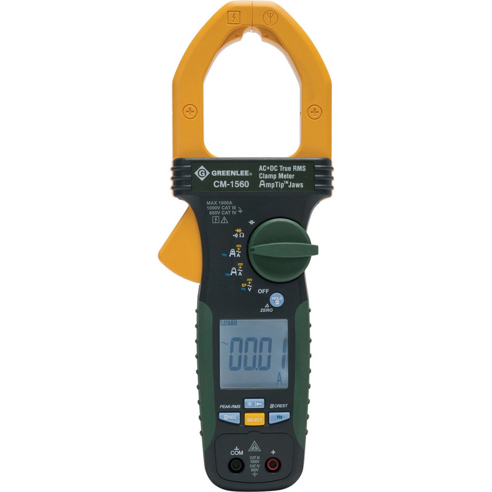 Voltage Clamp Meter: CAT III & CAT IV, Clamp On Jaw