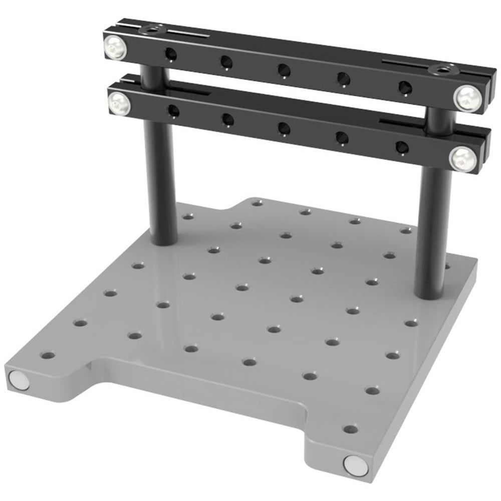 CMM Fixtures; Type: Inspection Fixture Component ; Length (mm): 160 ; Width (mm): 19.00 ; Material: Aluminum ; Thread Size: M6 ; Series: Inspection Arsenal.