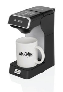 SGL SERVE COFF MAKER W/ MTL TRIM