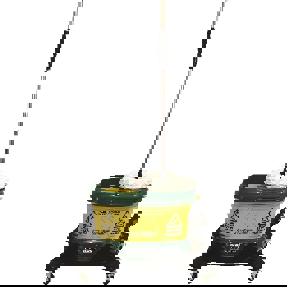 Mop Buckets & Wringers; Connection Type: Snap-On ; Head Material: Microfiber ; Handle Material: Metal ; Frame Material: Metal ; Handle Length: 45-1/2 ; Antimicrobial: No