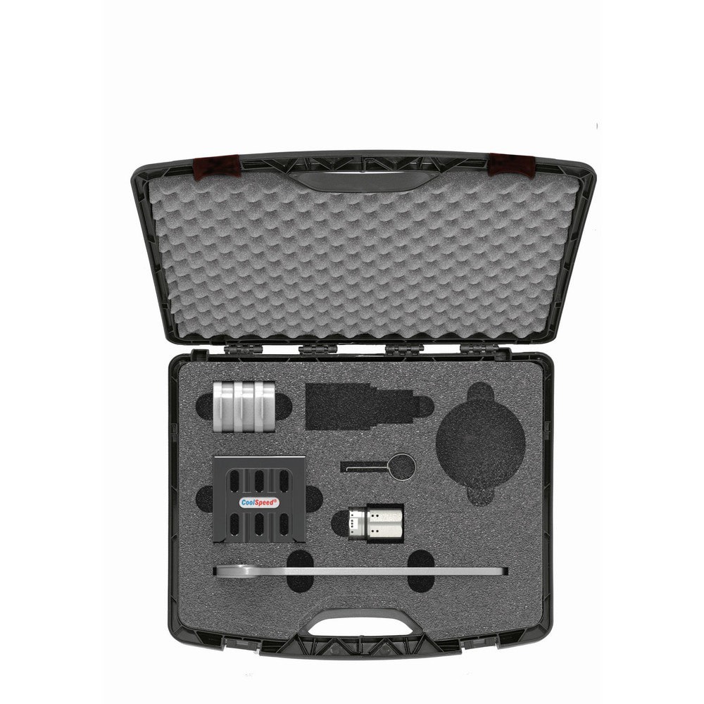 Fluid & Air-Mist High-Speed Spindles; Drive Type: Air-Mist ; RPM: 45000.000 ; Compatible Tool Size: Metric Starter Kit supports 3mm, 4mm, and 6mm cutting tool shank diameters ; Shaft Diameter: 16.000 (mm); Wattage: 200.000