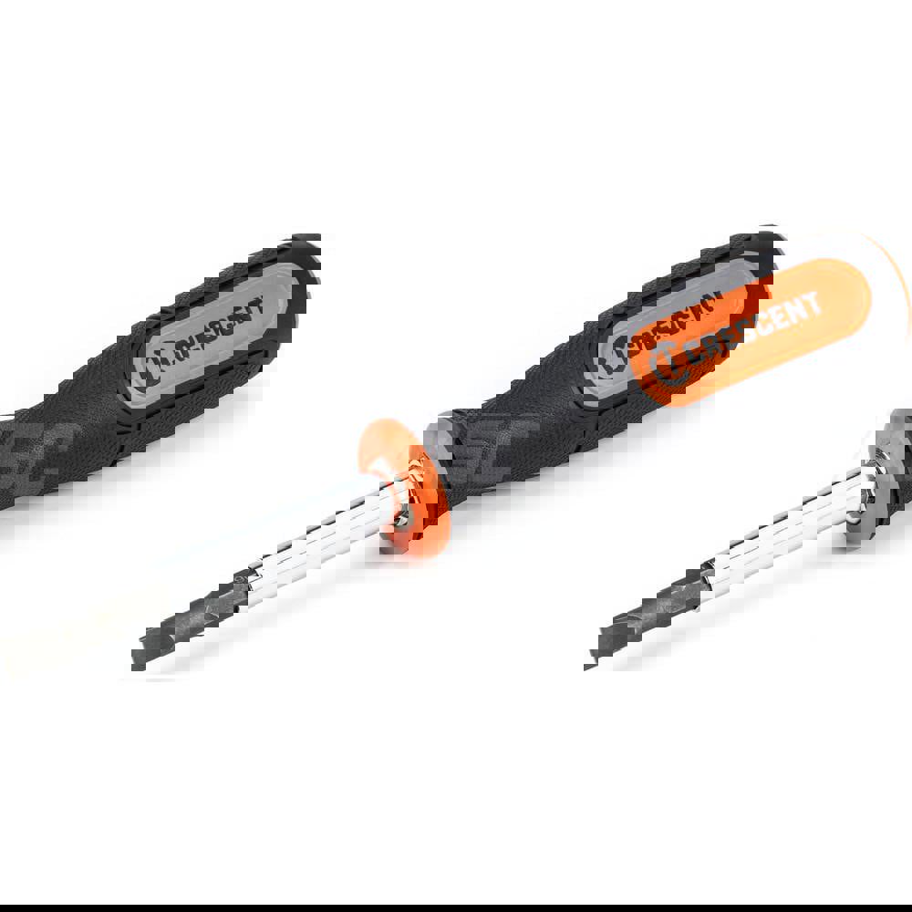 Bit Screwdrivers; Type: Interchangeable Screwdriver ; Tip Type: Nut Driver; Phillips; Slotted ; Phillips Point Size: #1 - #2 ; Slotted Point Size: 1/4; 3/16 in ; Handle Type: Straight ; Overall Length (Inch): 5; 7