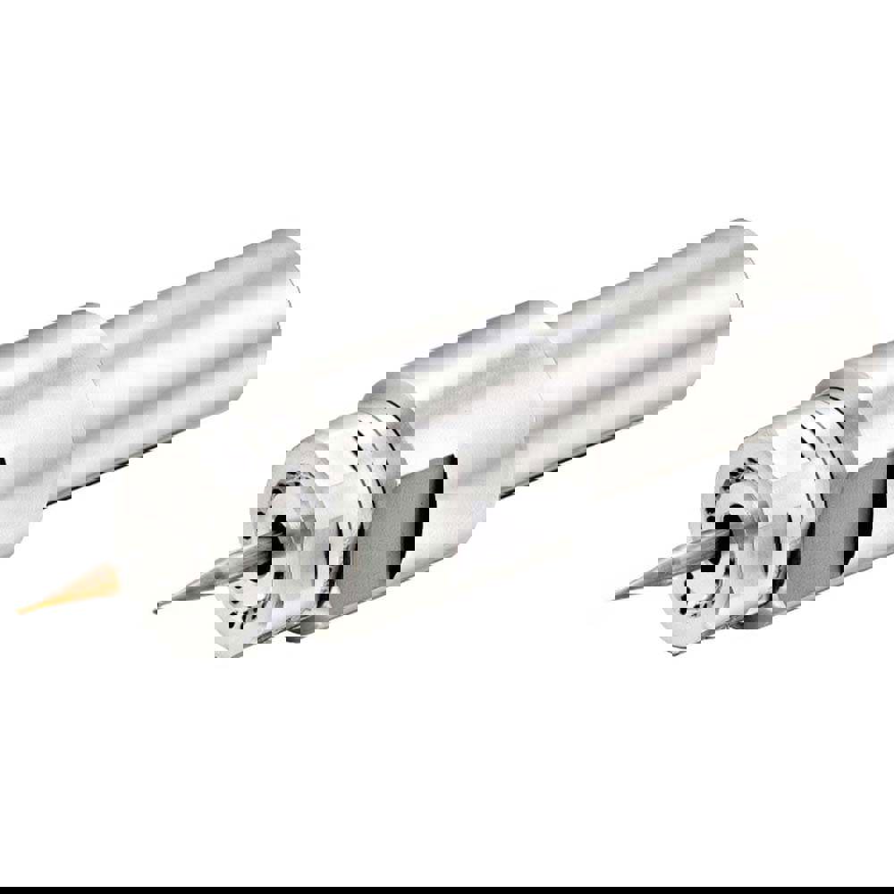 Fluid & Air-Mist High-Speed Spindles; Drive Type: Coolant/Cutting Oil; RPM: 75000.000; Compatible Tool Size: 3mm; 4mm; 6mm; Shaft Diameter: 22.000; Wattage: 300.000; Operating Pressure Range (psi): 145-870; Application: CoolSpeed High-Speed Spindle, Coola