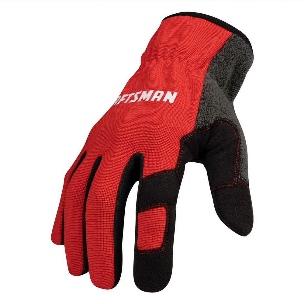 Touchscreen Compatible Unisex Speed Cuff Easy Slip-On Gloves, Large