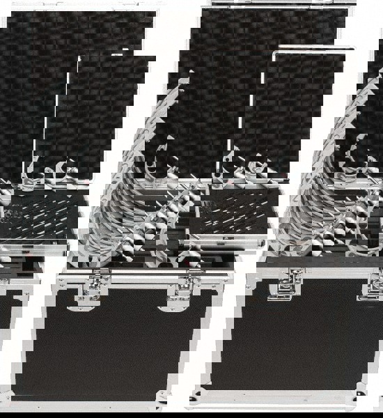 Mechanical Outside Micrometer Set: 12 Pc, 12