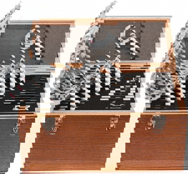 Mechanical Outside Micrometer Set: 6 Pc, 0.01 mm Graduation