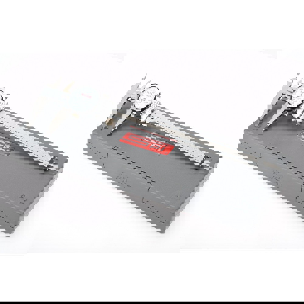 Dial Caliper: 8'' Range, 0.001'' Graduation, 0.1'' per Revolution