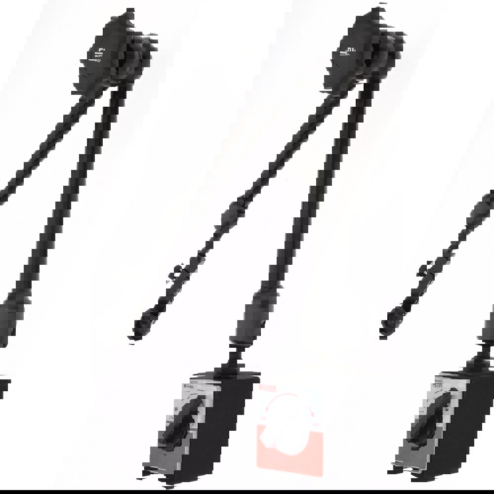 Indicator Positioner & Holder: 180 lb Pull, Fine Adjustment, Includes Base