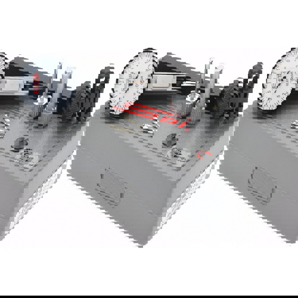 Test Indicator Kit: 8 Pc, 0-25-0 Dial Reading