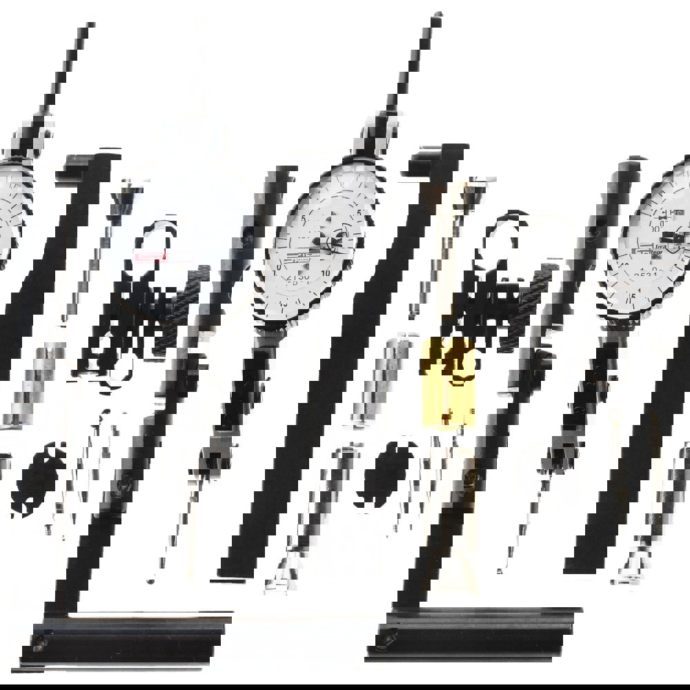 Test Indicator Kit: 10 Pc, 0.06 to 0.06