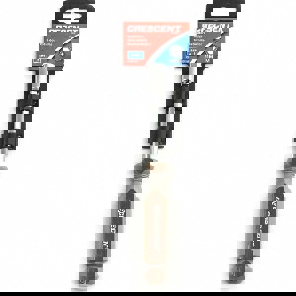 Nut Driver: Solid Shaft, Plastic Handle, 6-3/4