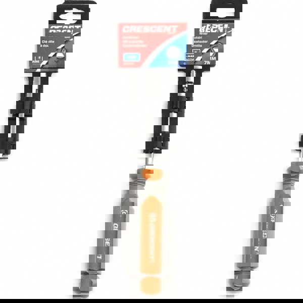 Nut Driver: Solid Shaft, Plastic Handle, 6-3/4