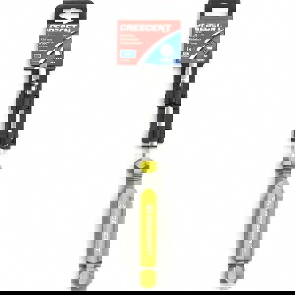 Nut Driver: Solid Shaft, Plastic Handle, 6-3/4