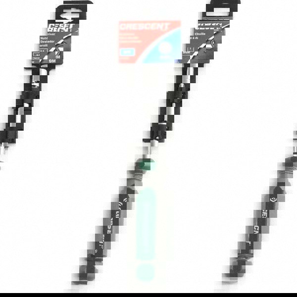 Nut Driver: Solid Shaft, Plastic Handle, 6-3/4