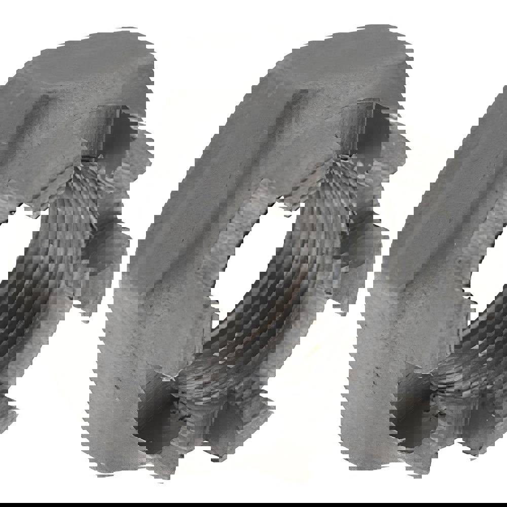 Hex Lock Nut: 3/8-24, Grade 5 Steel, Uncoated