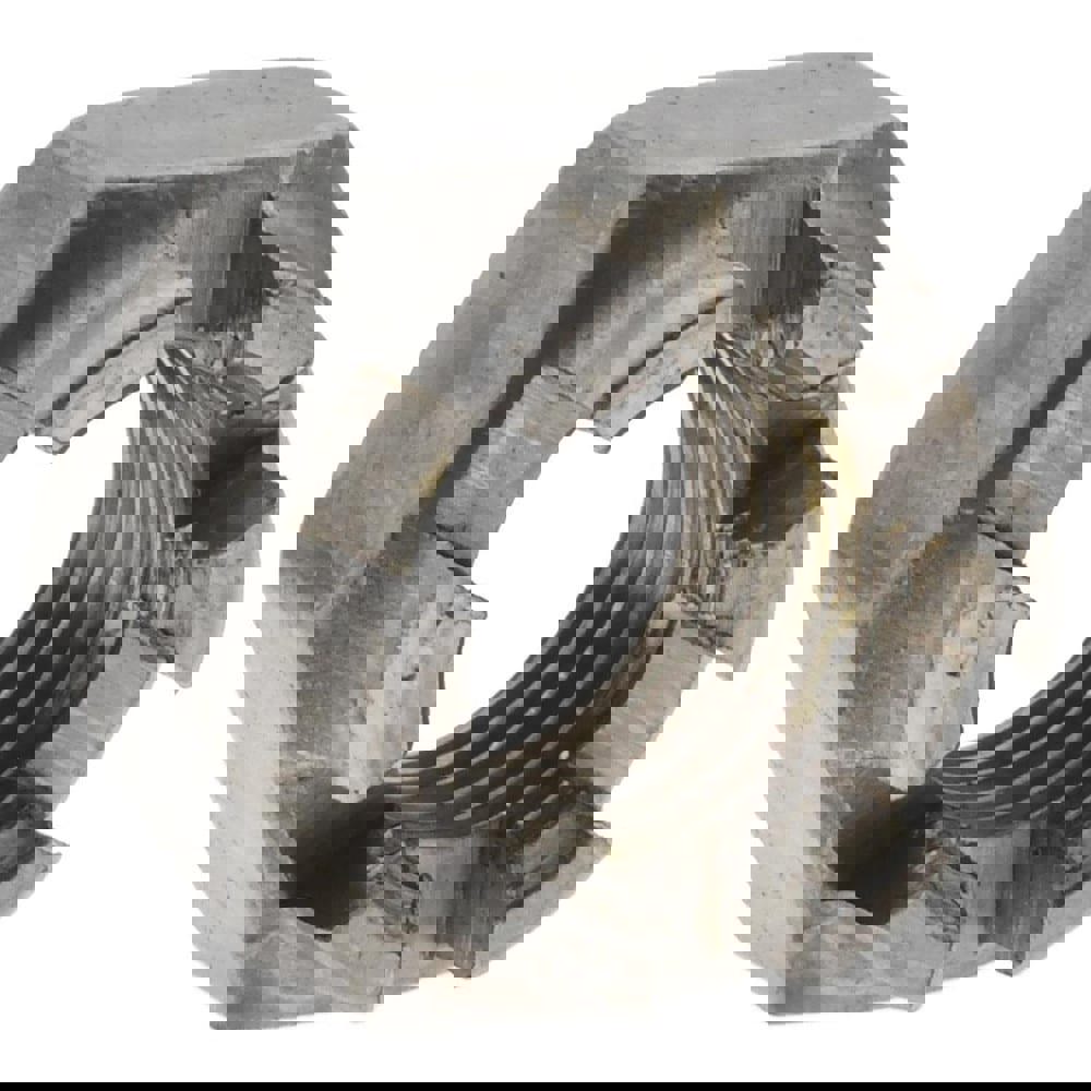 Hex Lock Nut: 7/16-20, Grade 5 Steel, Uncoated