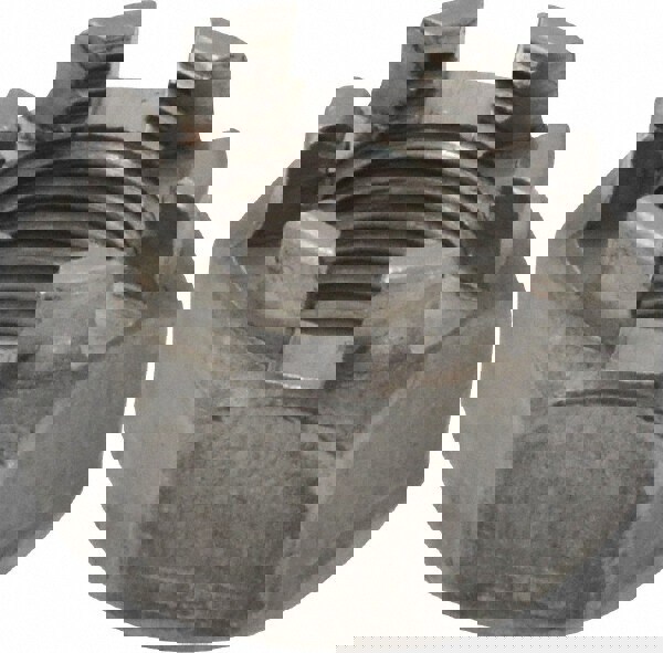 Hex Lock Nut: 1/2-20, Grade 5 Steel, Uncoated