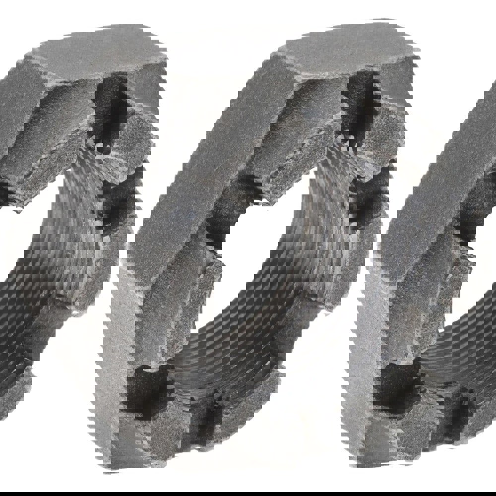 Hex Lock Nut: 7/8-14, Grade 5 Steel, Uncoated