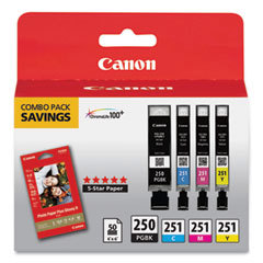Canon 6497B004 Inks & Paper Pack