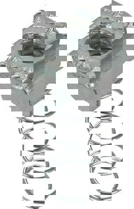 1/4 PLTD CHAN NUT W/REG SPRG