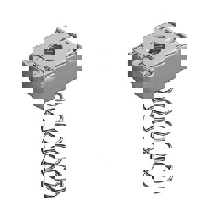 3/8 PLTD CHAN NUT W/REG SPRG