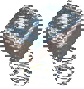 3/8 PLTD CHAN NUT W/SHORT SPRG