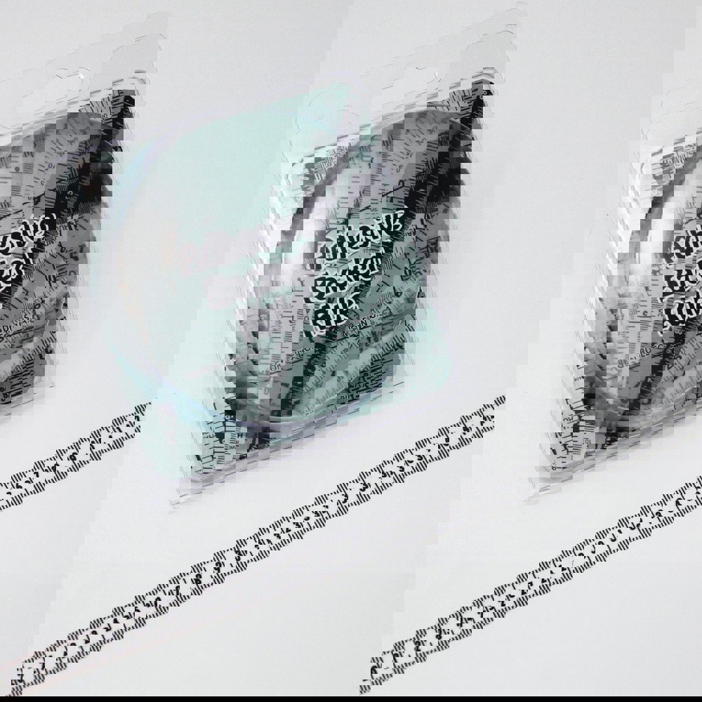 3 m Long x 1/2 Inch Wide, 1/16 Inch Graduation, White, Mylar Adhesive Tape Measure