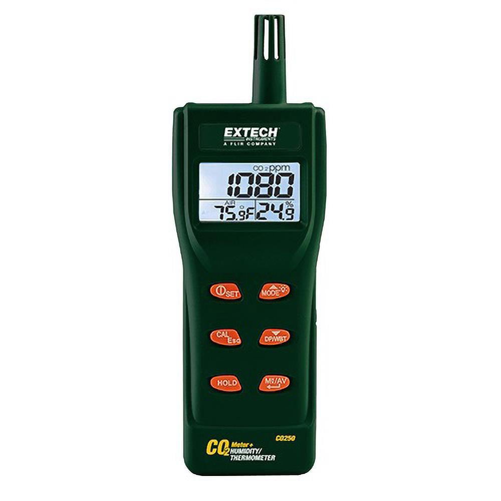 -14 to 140&deg;F, 0 to 9.99% Humidity Range, Air Quality Monitor