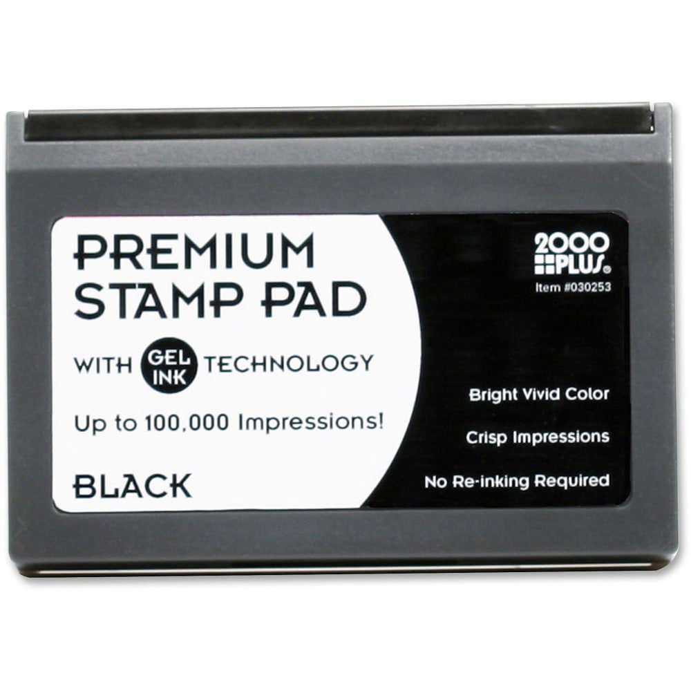 PAD,STAMP GEL #1,BK